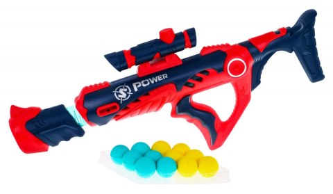 Manualny Karabin dla dzieci 6+ Sprężynowy mechanizm + Celownik + 12 pocisków Kulek z pianki Manualny Karabin dla dzieci 6+ Sprężynowy mechanizm + Celownik + 12 pocisków Kulek z pianki