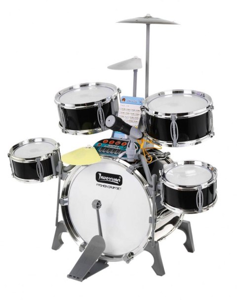 Zestaw muzyczny Perkusja + Keyboard + Mikrofon dla dzieci 3+ Podświetlane bębny Zestaw muzyczny Perkusja + Keyboard + Mikrofon dla dzieci 3+ Podświetlane bębny