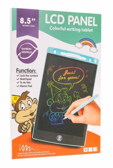 Tablet 8,5' do rysowania i pisania dla dzieci 3+ Czerwony + Rysik + Ekran LCD + Zaczep na smycz Tablet 8,5' do rysowania i pisania dla dzieci 3+ Czerwony + Rysik + Ekran LCD + Zaczep na smycz