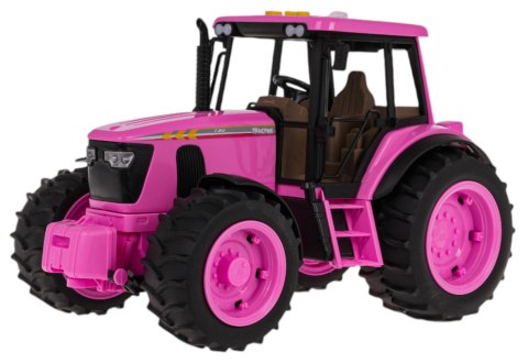 Różowy Traktor z Funkcją Świateł i Dźwięku Różowy Traktor z Funkcją Świateł i Dźwięku