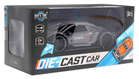 Autko UNIQUE dla dzieci 3+ Model 1:32 + Metalowa Karoseria + Gumowe Koła + Napęd Pull Back + Dźwięki Autko UNIQUE dla dzieci 3+ Model 1:32 + Metalowa Karoseria + Gumowe Koła + Napęd Pull Back + Dźwięki