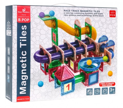 Mega Zestaw Klocków Magnetycznych 177el Mega Zestaw Klocków Magnetycznych 177el