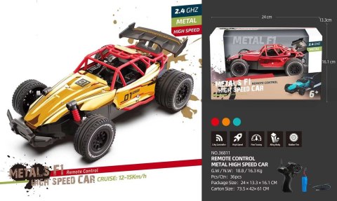Metalowe Autko RACING 01 Złote R/C Metalowe Autko RACING 01 Złote R/C