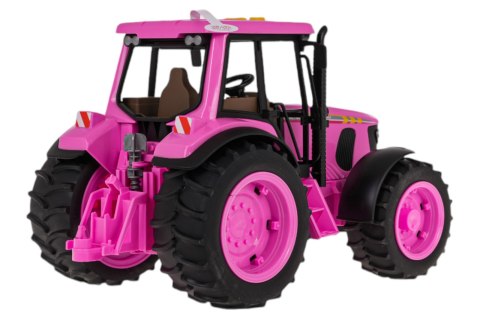 Różowy Traktor z Funkcją Świateł i Dźwięku Różowy Traktor z Funkcją Świateł i Dźwięku