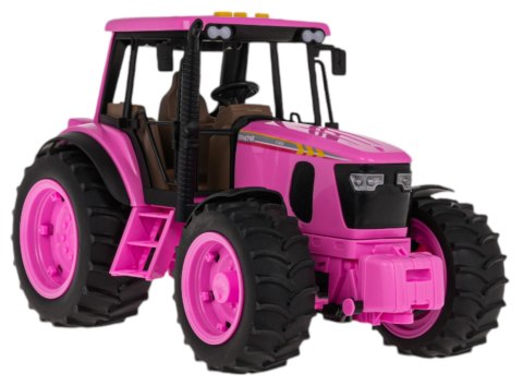 Różowy Traktor z Funkcją Świateł i Dźwięku Różowy Traktor z Funkcją Świateł i Dźwięku