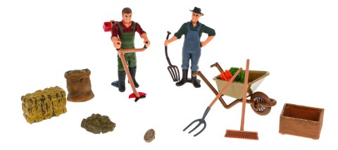 Zestaw farma z figurkami i akcesoriami dla dzieci 3+ Rolnicy + zwierzęta + sprzęt Zestaw farma z figurkami i akcesoriami dla dzieci 3+ Rolnicy + zwierzęta + sprzęt