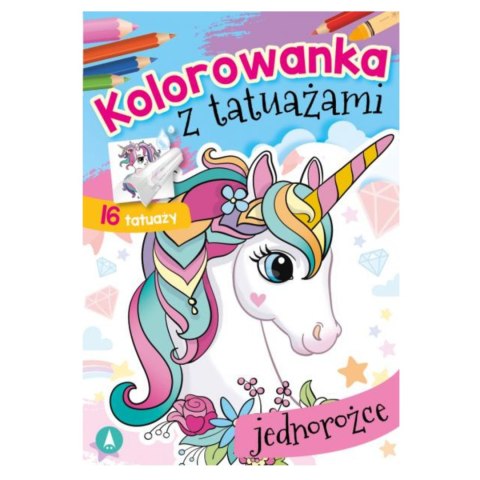 KOLOROWANKA Z TATUAŻAMI. JEDNOROŻCE KOLOROWANKA Z TATUAŻAMI. JEDNOROŻCE