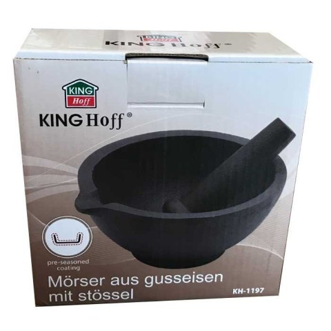 MOŹDZIERZ KUCHENNY ŻELIWNY KINGHOFF KH-1197 KINGHOFF MOŹDZIERZ KUCHENNY ŻELIWNY KINGHOFF KH-1197 KINGHOFF