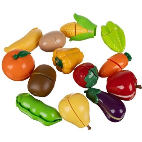 Warzywa i owoce do krojenia z koszyczkiem 22877 Kruzzel Warzywa i owoce do krojenia z koszyczkiem 22877 Kruzzel