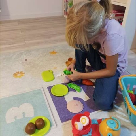 Warzywa i owoce do krojenia z koszyczkiem 22877 Kruzzel Warzywa i owoce do krojenia z koszyczkiem 22877 Kruzzel