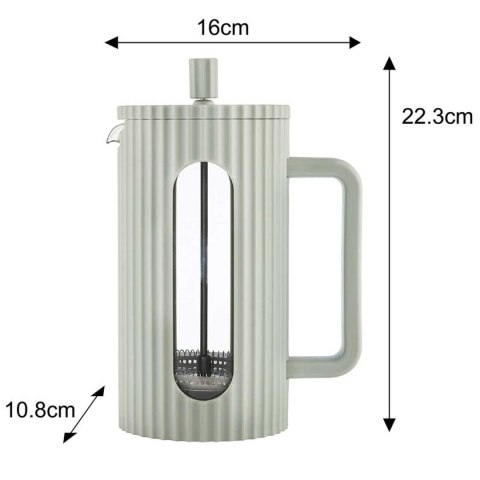 ZAPARZACZ TŁOKOWY DO KAWY/HERBATY 1000ml KLAUSBERG KB-7755 ZIELONY KLAUSBERG
