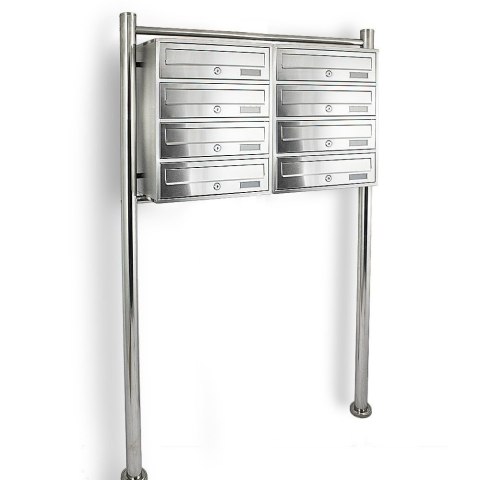 SKRZYNKA POCZTOWA LOKATORSKA 2X4 METALLIC STAL NIERDZEWNA BITUXX SKRZYNKA POCZTOWA LOKATORSKA 2X4 METALLIC STAL NIERDZEWNA BITUXX