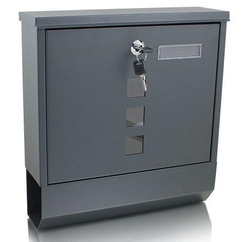 SKRZYNKA POCZTOWA NA LISTY Z GAZETNIKIEM ZE STALI INOX BITUXX SKRZYNKA POCZTOWA NA LISTY Z GAZETNIKIEM ZE STALI INOX BITUXX
