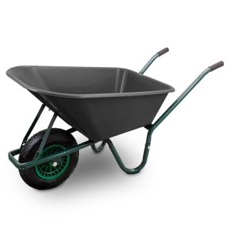TACZKA OGRODOWA 100L 250KG MISA CZARNA PVC BITUXX