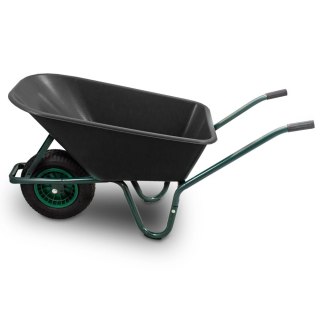 TACZKA OGRODOWA 100L 250KG MISA CZARNA PVC BITUXX