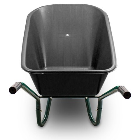 TACZKA OGRODOWA 100L 250KG MISA CZARNA PVC BITUXX