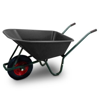 TACZKA OGRODOWA 100L 250KG MISA PVC CZARNE KOŁO PU BITUXX