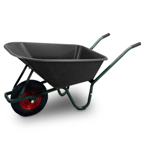 TACZKA OGRODOWA 100L 250KG MISA PVC CZARNE KOŁO PU BITUXX