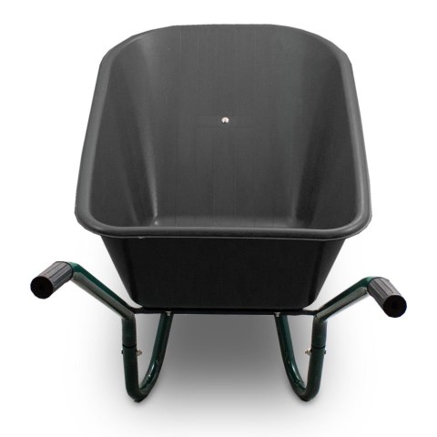 TACZKA OGRODOWA 100L 250KG MISA PVC CZARNE KOŁO PU BITUXX
