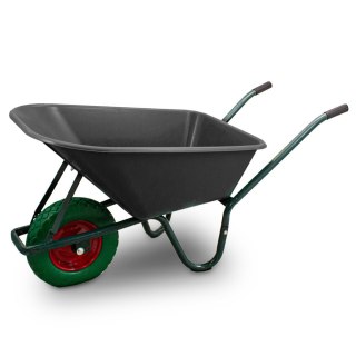 TACZKA OGRODOWA 100L 250KG MISA PVC ZIELONE KOŁO PU BITUXX