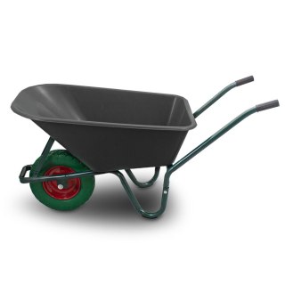 TACZKA OGRODOWA 100L 250KG MISA PVC ZIELONE KOŁO PU BITUXX