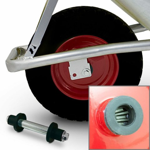 TACZKA OGRODOWA Z CZARNYM KOŁEM PU DO 250KG 100L BITUXX® TACZKA OGRODOWA Z CZARNYM KOŁEM PU DO 250KG 100L BITUXX®