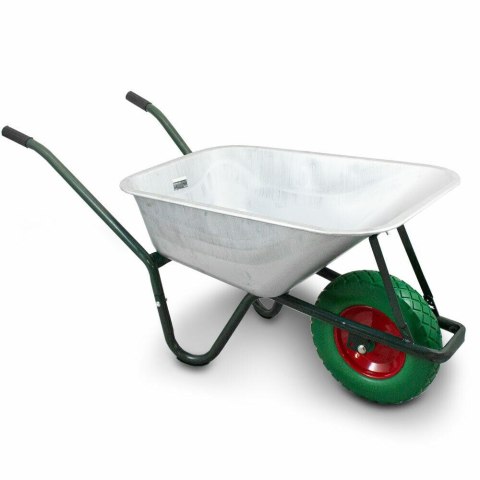 TACZKA OGRODOWA Z ZIELONYM KOŁEM PU DO 250KG 100L BITUXX®