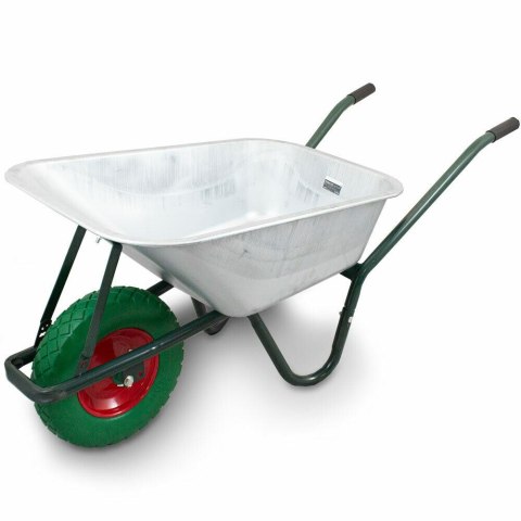 TACZKA OGRODOWA Z ZIELONYM KOŁEM PU DO 250KG 100L BITUXX®