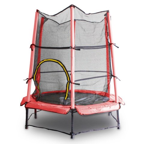 TRAMPOLINA DLA DZIECI 140CM CZERWONA BITUXX