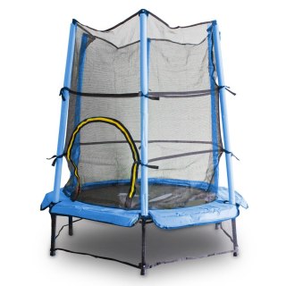 TRAMPOLINA DLA DZIECI 140CM NIEBIESKA BITUXX