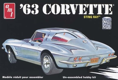 Model plastikowy AMT - 1963 Chevy Corvette AMT Model plastikowy AMT - 1963 Chevy Corvette AMT