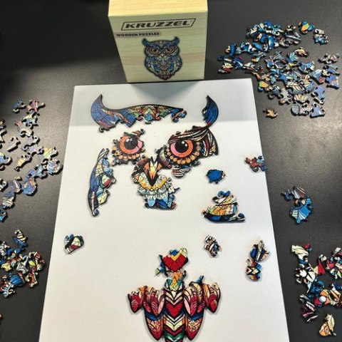 Układanka drewniana- puzzle Kruzzel 24551 Kruzzel