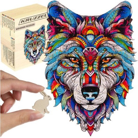 Układanka drewniana- puzzle Kruzzel 24552 Kruzzel
