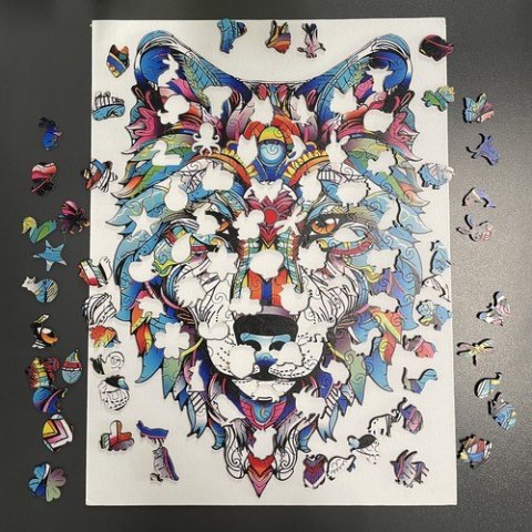 Układanka drewniana- puzzle Kruzzel 24552 Kruzzel
