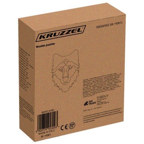 Układanka drewniana- puzzle Kruzzel 24552 Kruzzel