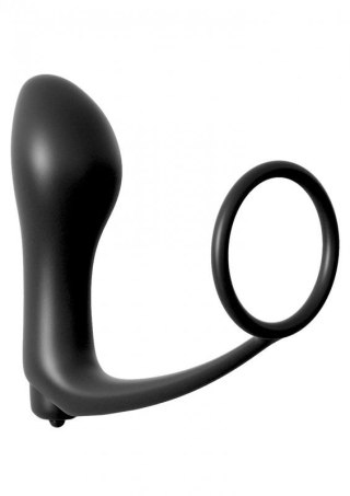 Cockring Vibrating Plug Black Boss of toys