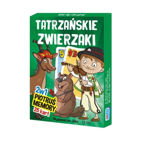 Karty Piotruś/Memory. Tatrzańskie zwierzaki Karty Piotruś/Memory. Tatrzańskie zwierzaki