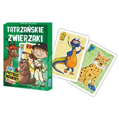 Karty Piotruś/Memory. Tatrzańskie zwierzaki Karty Piotruś/Memory. Tatrzańskie zwierzaki