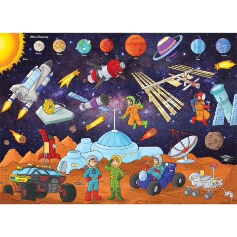Puzzle 70 elementów. Kosmos Puzzle 70 elementów. Kosmos