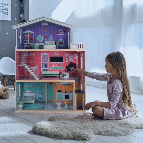 Domek dla lalek Kruzzel Duży Domek dla Lalek 114 cm 114 cm Kruzzel Domek dla lalek Kruzzel Duży Domek dla Lalek 114 cm 114 cm Kruzzel
