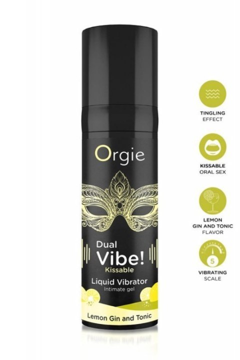 Dual Vibe! Kissable Liquid Vibrating Lemon Gin And Tonic Boss of toys Dual Vibe! Kissable Liquid Vibrating Lemon Gin And Tonic Boss of toys