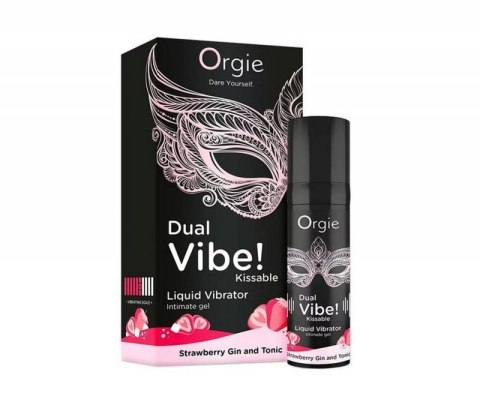 Dual Vibe! Kissable Liquid Vibrating Strawberry Gin And Tonic Boss of toys Dual Vibe! Kissable Liquid Vibrating Strawberry Gin And Tonic Boss of toys