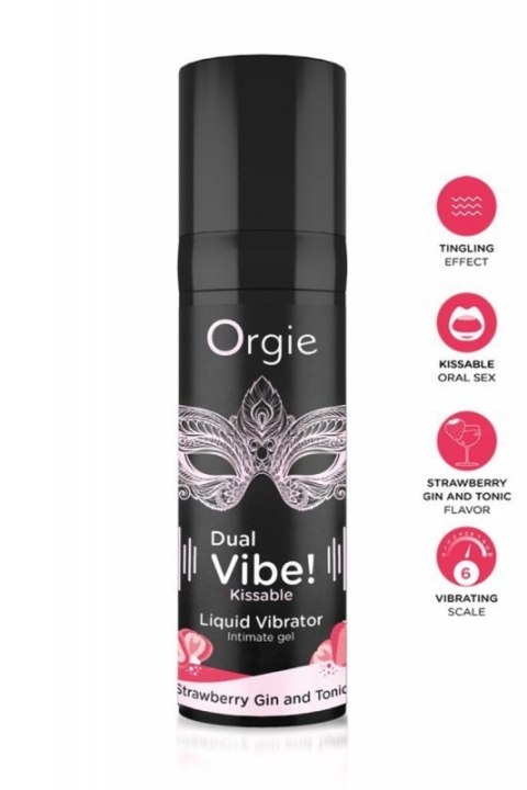 Dual Vibe! Kissable Liquid Vibrating Strawberry Gin And Tonic Boss of toys Dual Vibe! Kissable Liquid Vibrating Strawberry Gin And Tonic Boss of toys