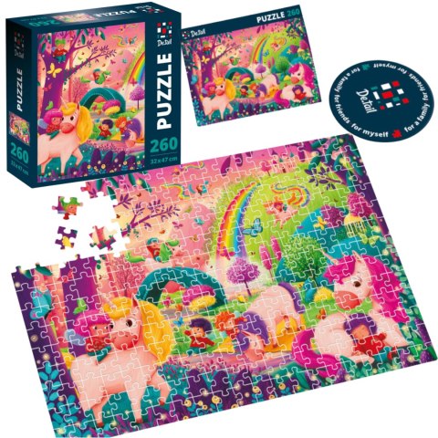 DT200-07 Puzzle Swiat Jednorozców DT200-07 Puzzle Swiat Jednorozców