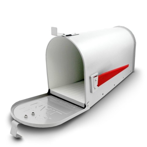 Skrzynka na listy amerykańska USA MAIL z uchwytem (biały) Bituxx Skrzynka na listy amerykańska USA MAIL z uchwytem (biały) Bituxx