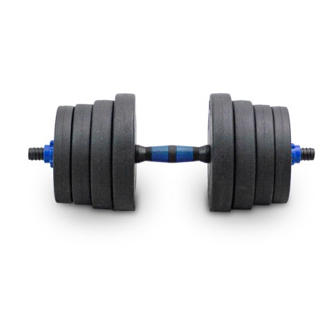 Zestaw hantli ciężarków 2w1 30kg ze sztangą LACESTONE Zestaw hantli ciężarków 2w1 30kg ze sztangą LACESTONE