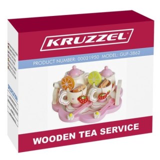 Serwis do herbaty drewniany Kruzzel 21950 Kruzzel