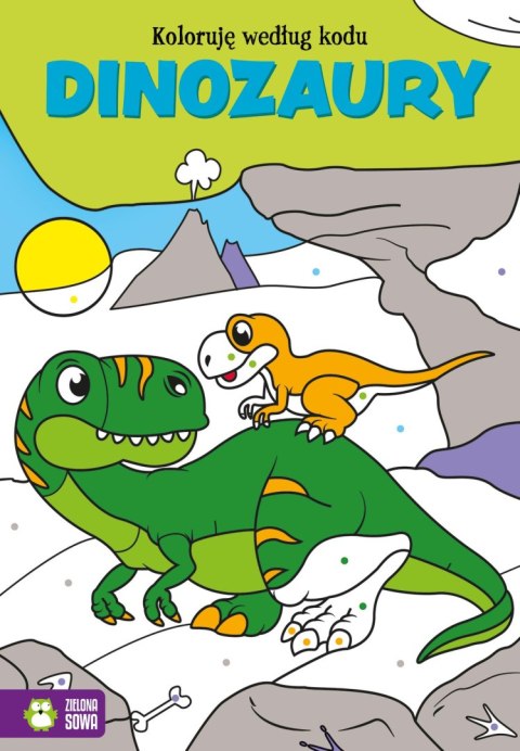 Koloruję według kodu. Dinozaury Koloruję według kodu. Dinozaury