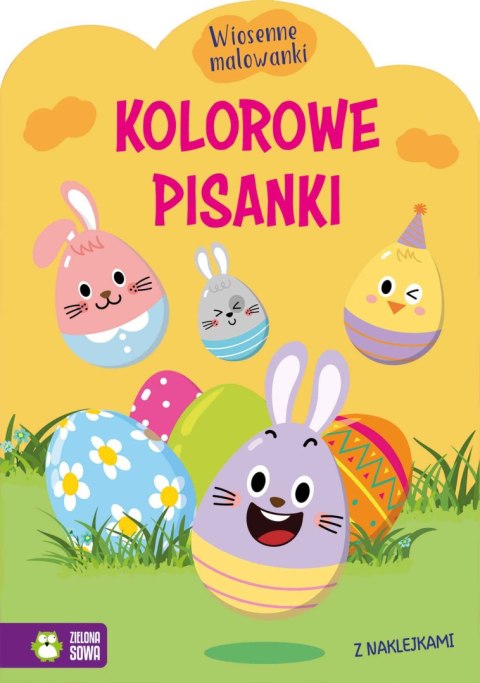 Wiosenne malowanki. Kolorowe pisanki Wiosenne malowanki. Kolorowe pisanki