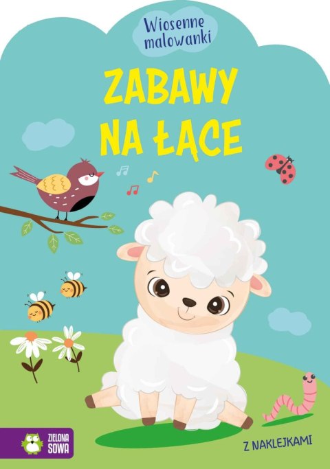 Wiosenne malowanki. Zabawy na łące Wiosenne malowanki. Zabawy na łące